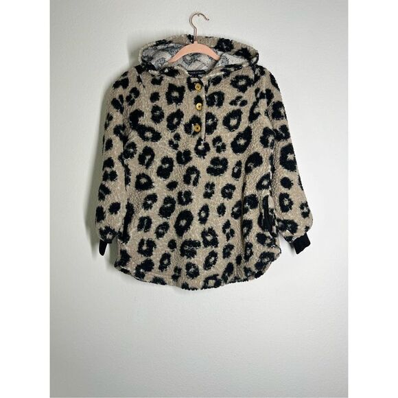 ADRIENNE VITTADINI SHERPA HOODIE SWEATSHIRT Size M - Picture 3 of 14